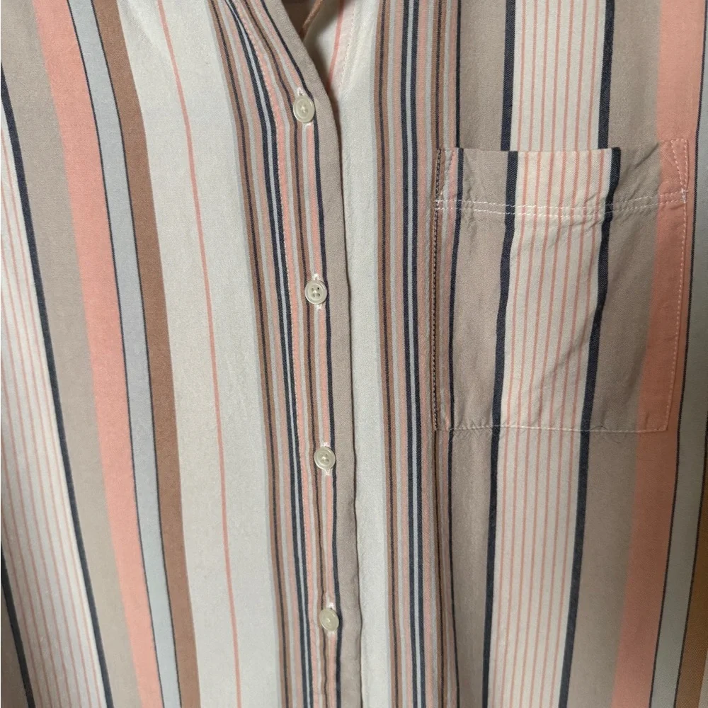 🌺 Madewell Multicolor Striped Shirt - Picture 2 of 3